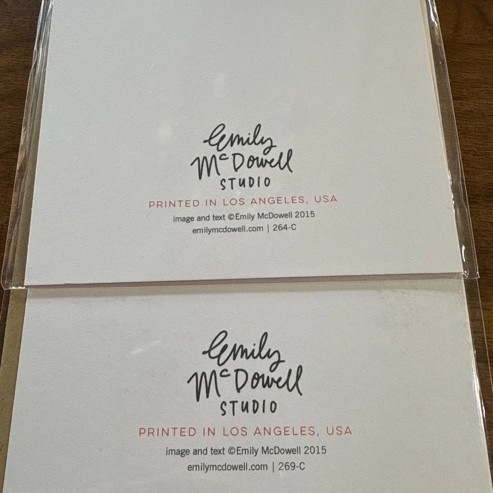 2‎ Emily McDowell Studio Cancer Chemo Greeting Cards Funny Humor Encouraging